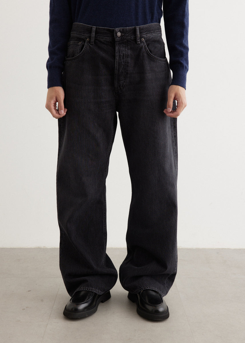 ACNE STUDIOS 2021M VINTAGE BLACK32×32 Acne Studios - Regular fit jeans - 2021M - Black