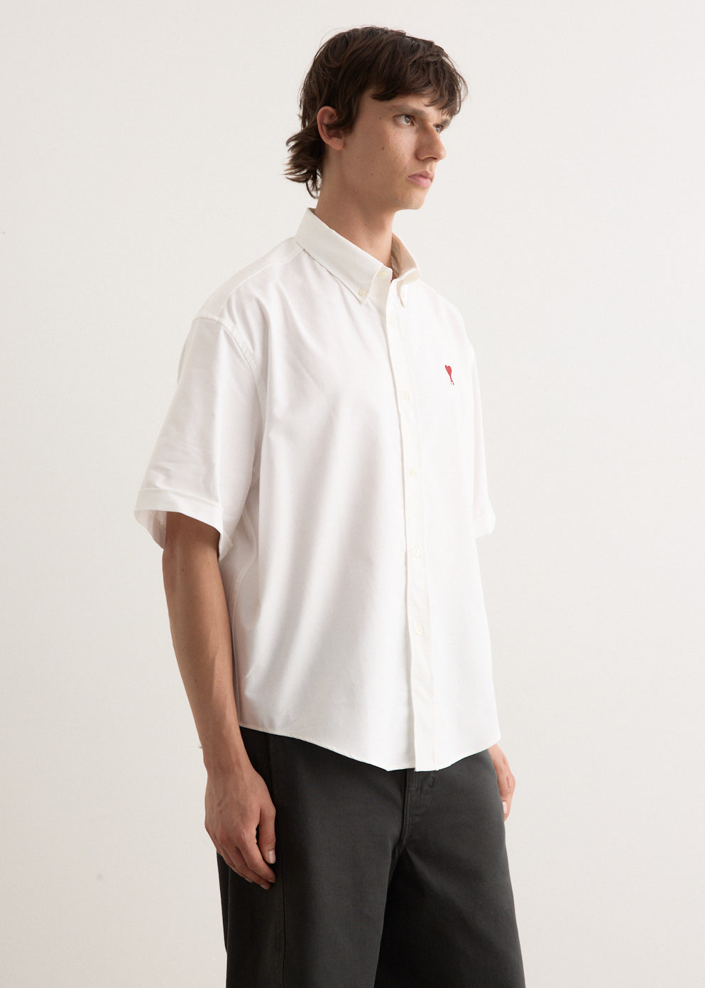 Boxy Fit Short Sleeve Shirt