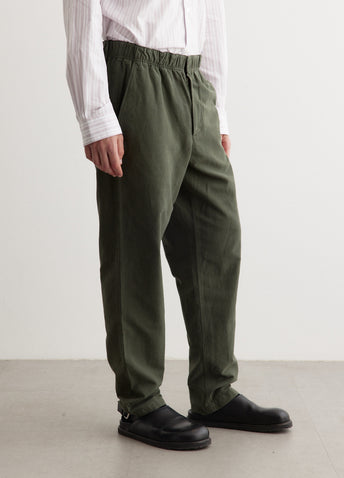 Ezra Relaxed Cotton Linen Trousers