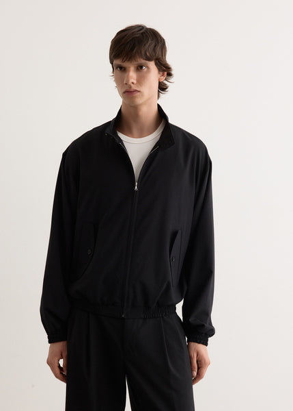 Super Fine Tropical Wool Zip Blouson