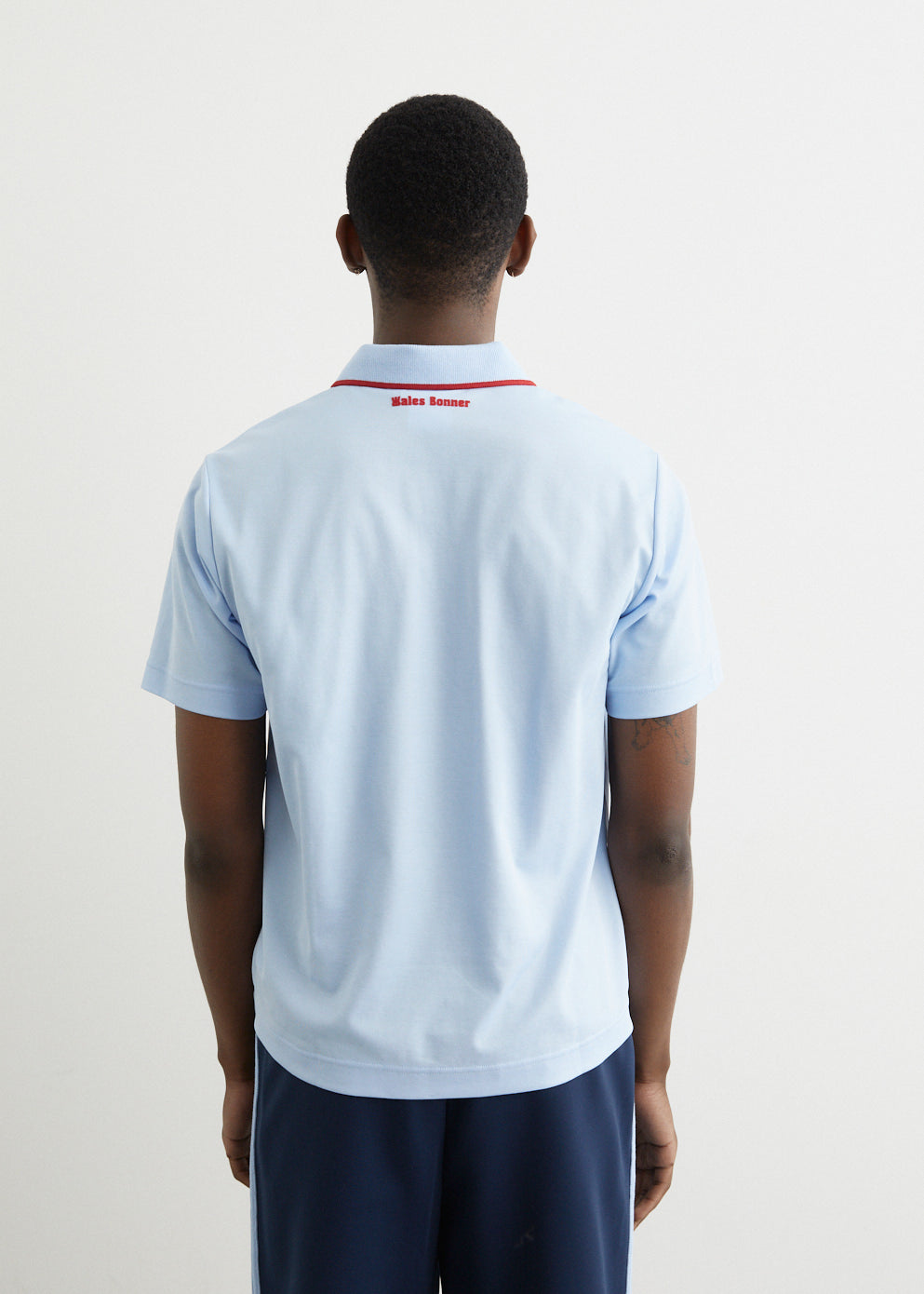 Wales Bonner Men's' City Polo Shirt in Blue | LN-CC®