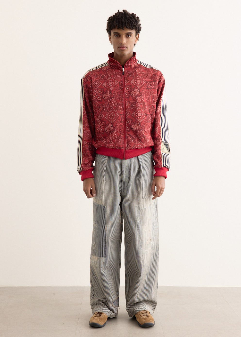 Smooth Jersey COOKIE Bandanna Track Jacket