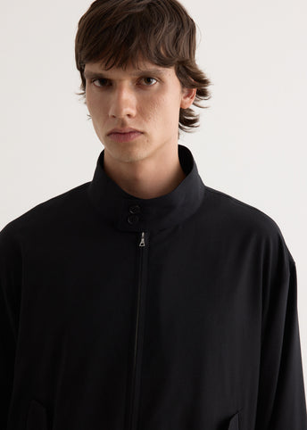 Super Fine Tropical Wool Zip Blouson