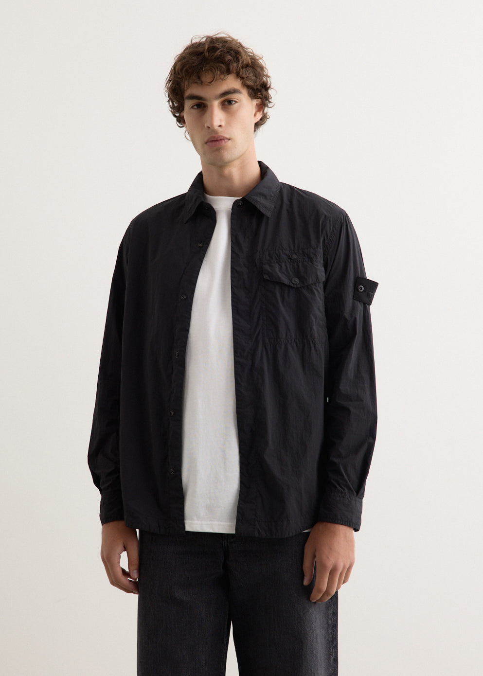 Stone Island - Ghost Overdyed Nylon Tela Overshirt - Shirt,Specials : American Fashion Style Bags On Sale Stone Island - Ghost Overdyed Nylon Tela Overshirt - Shirt,Specials : American Fashion Style Bags On Sale