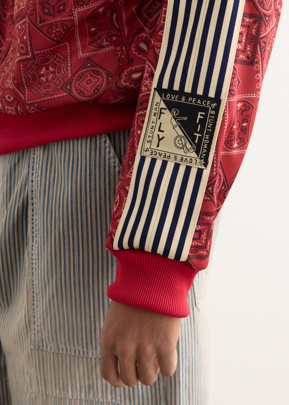 Smooth Jersey COOKIE Bandanna Track Jacket