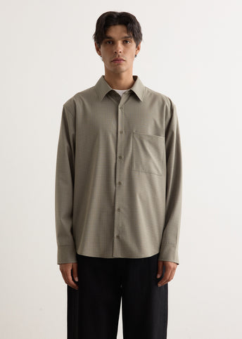 Azure Relaxed Check Shirt