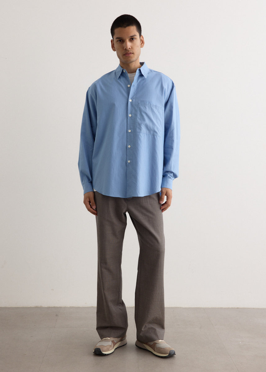 p*n様 WASHED FINX TWILL SHIRT Washed Finx Twill Big Shirt