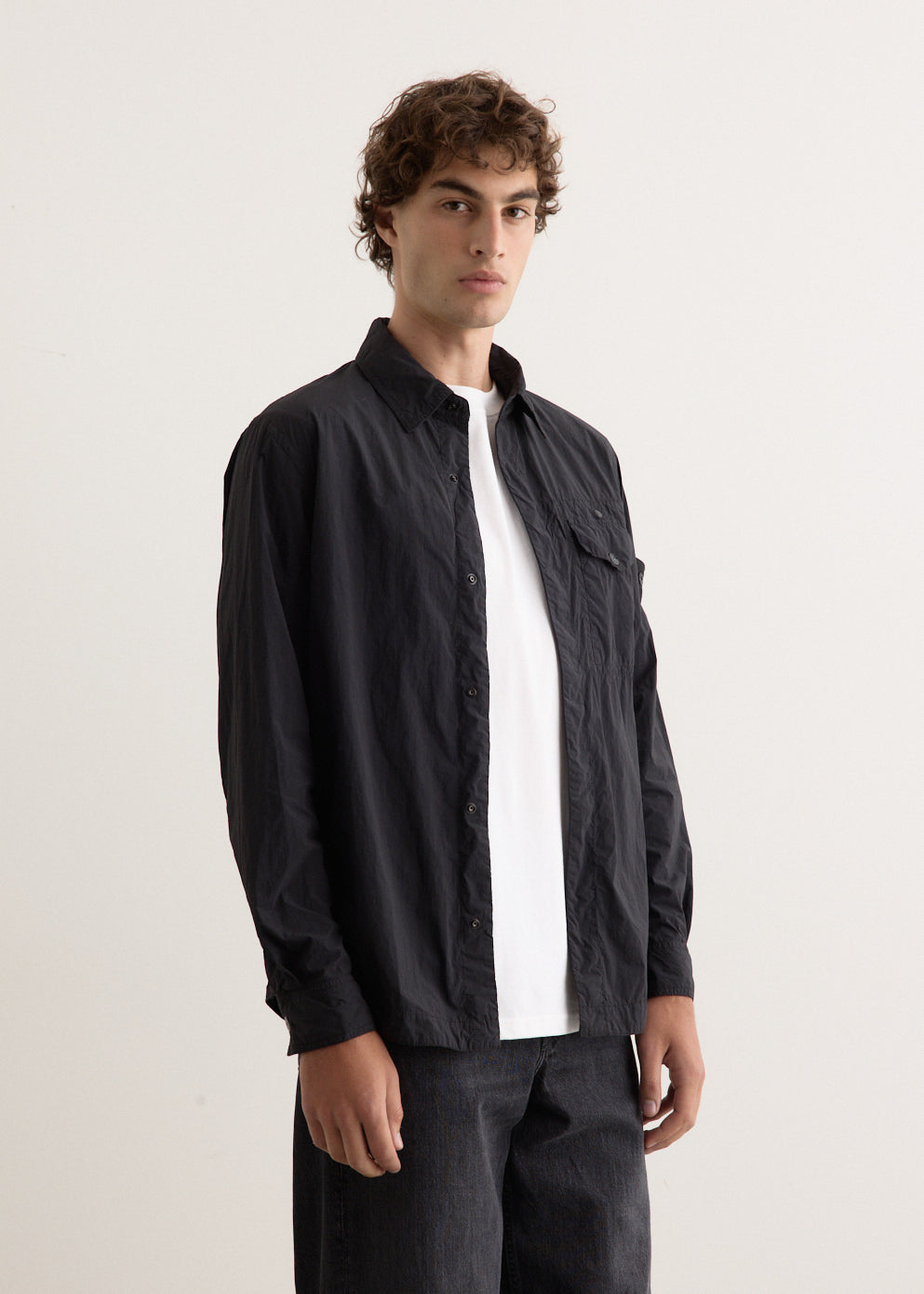 Ghost Overdyed Nylon Tela Overshirt