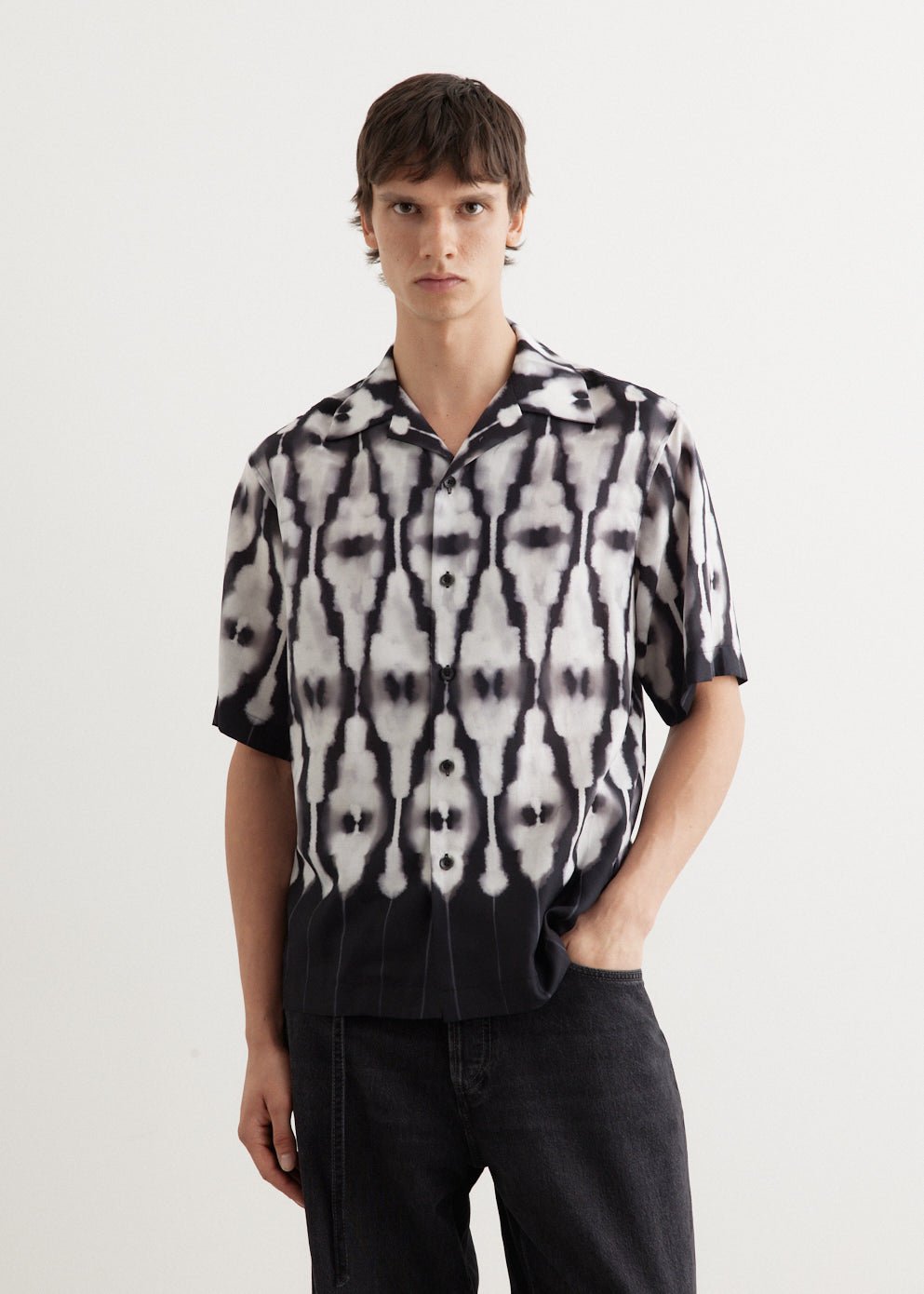 Commas - Ritual Silk Camp Collar Shirt - Shirt,Specials : American Fashion Style Bags On Sale Commas - Ritual Silk Camp Collar Shirt - Shirt,Specials : American Fashion Style Bags On Sale