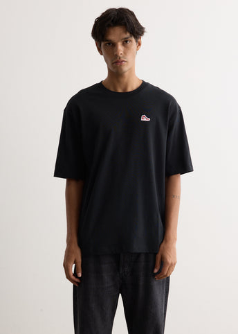★Nike★ Jordan Brand Sneaker Patch T-Shirt M Black Varsity Buy Jordan Brand Men's Sneaker Patch T-Shirt - Black/Varsity