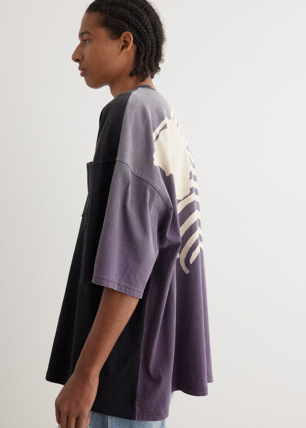 Jersey 2Tones Big Pocket T-Shirt