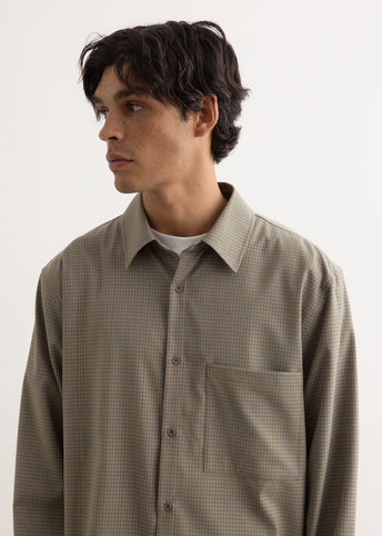 Azure Relaxed Check Shirt