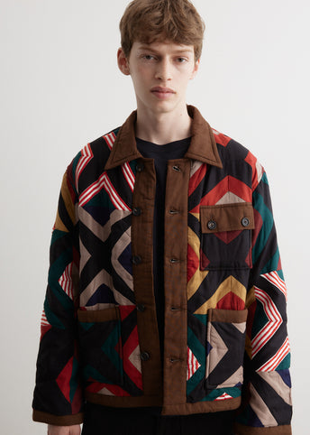 Aztec print on sale wool jacket