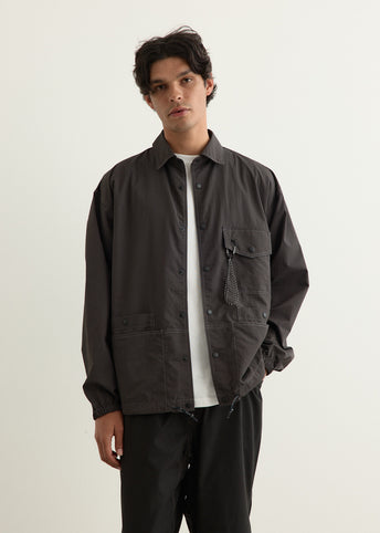 Crinkled Nylon Shirts Jacket