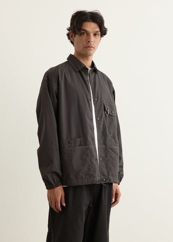 Crinkled Nylon Shirts Jacket
