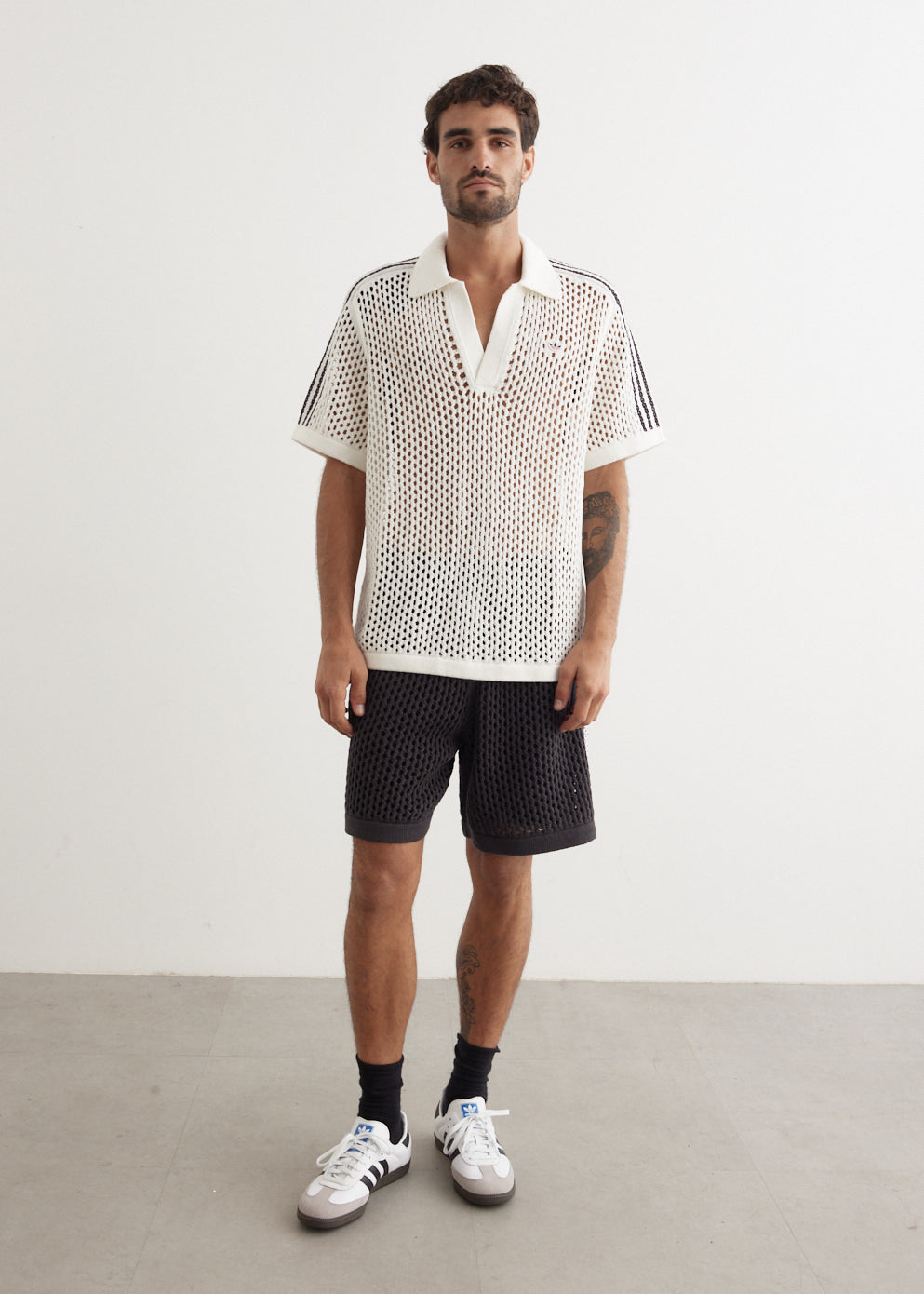 Adidas CLOT Crochet by EC Shorts in Carbon adidas