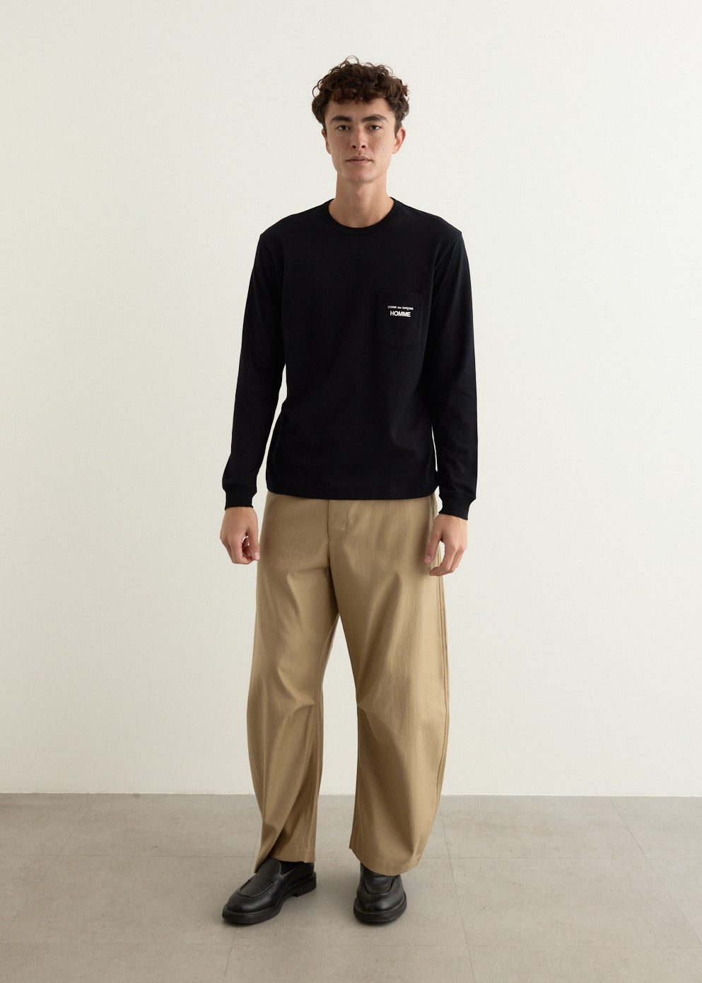 Garment Print Long Sleeve T-Shirt