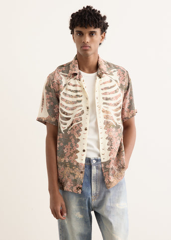 Rayon SAKURA-BONE Aloha Shirt
