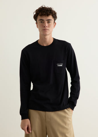 Garment Print Long Sleeve T-Shirt