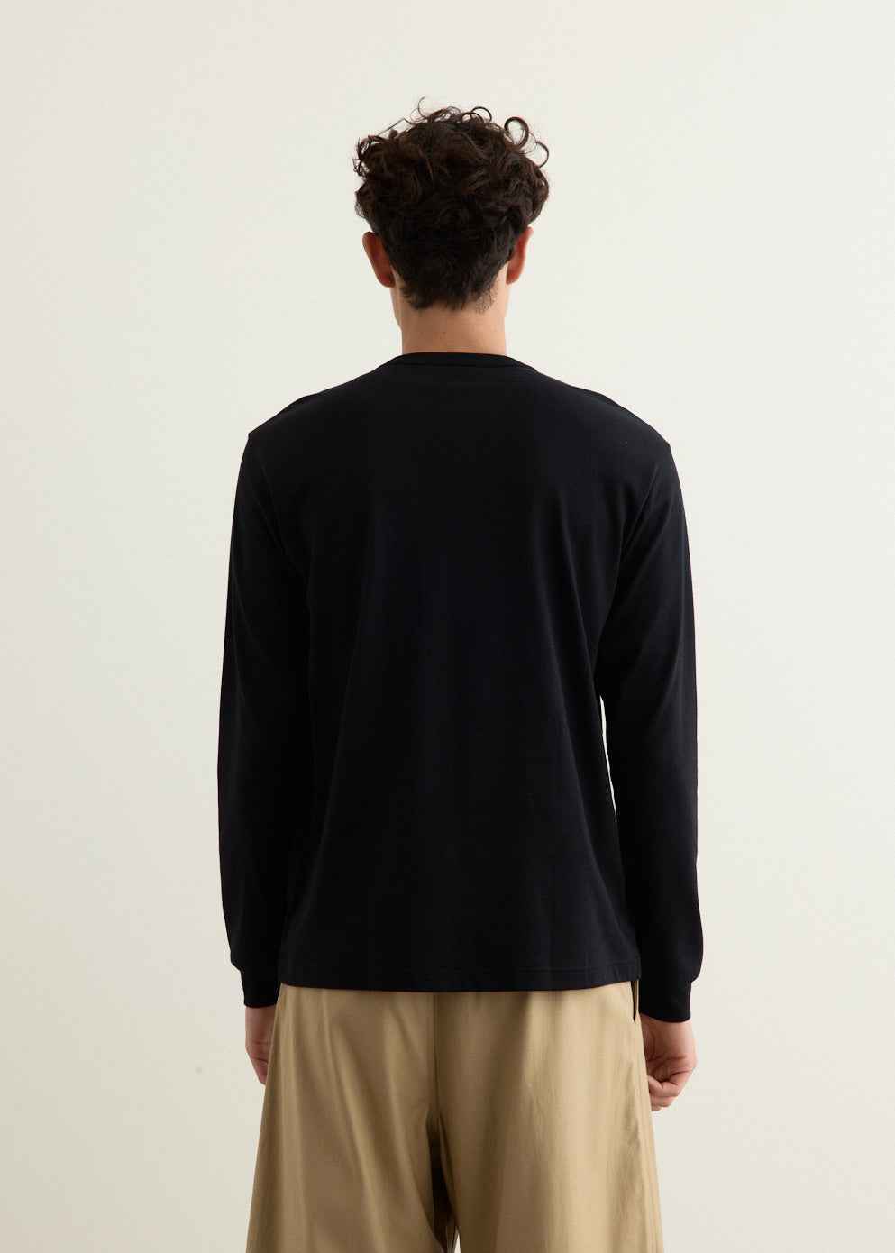 Garment Print Long Sleeve T-Shirt