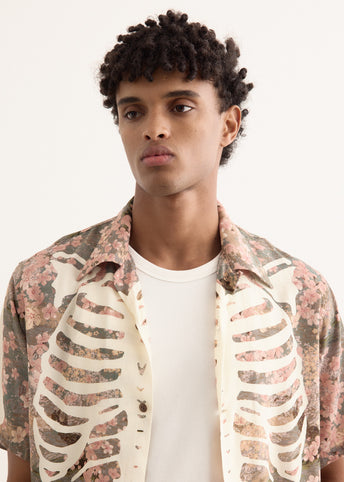 Rayon SAKURA-BONE Aloha Shirt