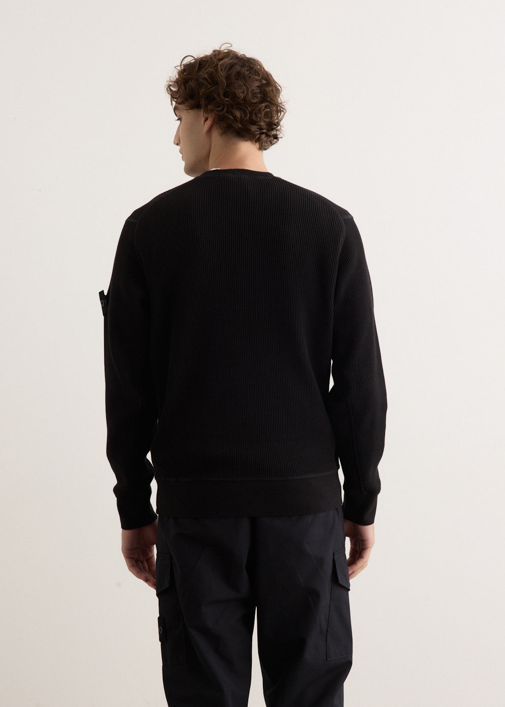 Organic Cotton Waffle Crewneck
