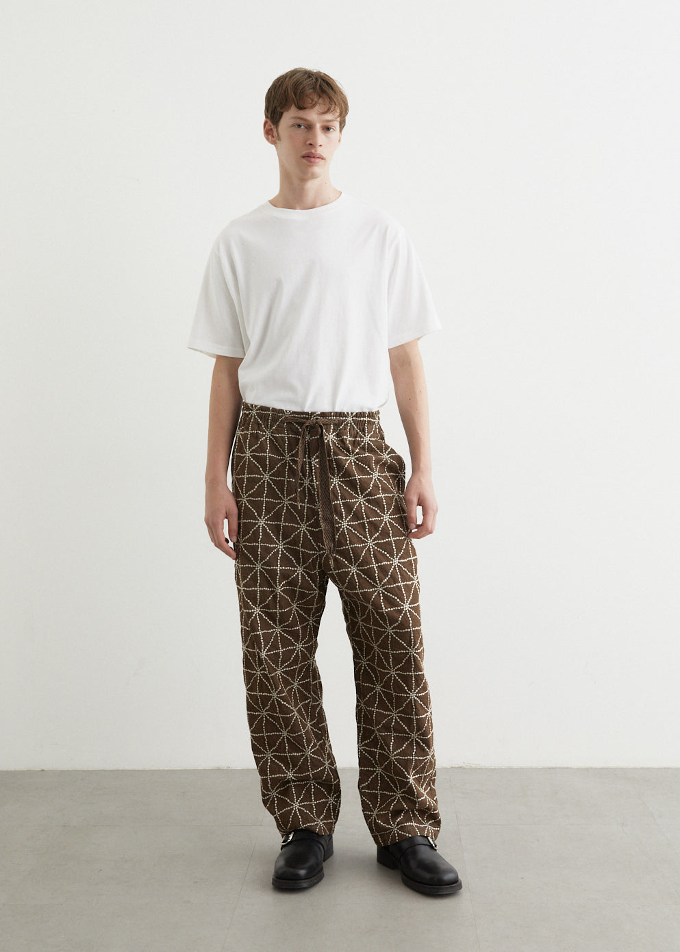 【EZKATON】22SS★ Loop Denim Pants 8oz Color Denim FOLK-DOJO Embroidery EASY Pants