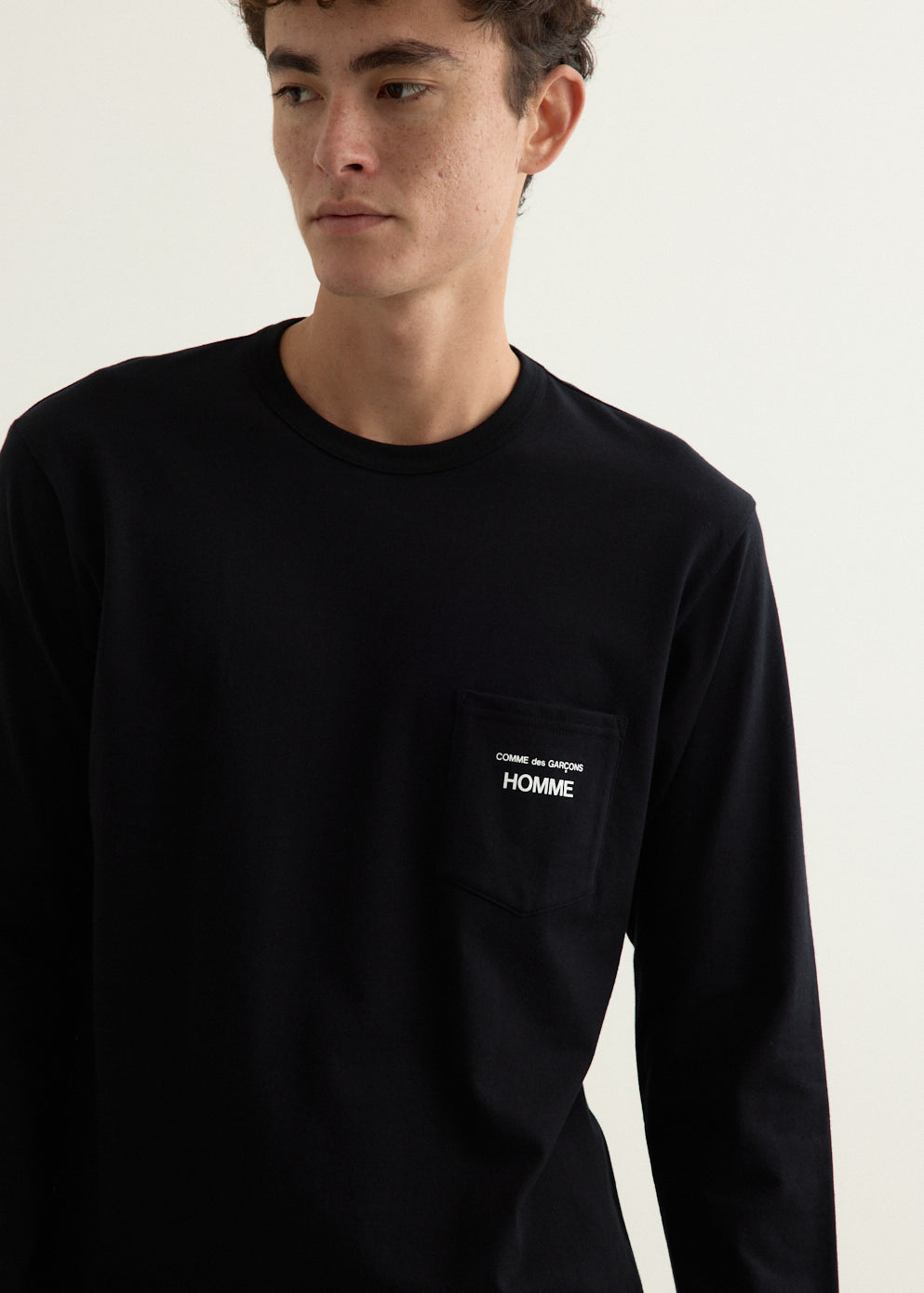 Garment Print Long Sleeve T-Shirt