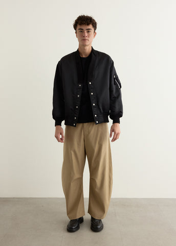 Cotton Nylon Double Twill Bomber