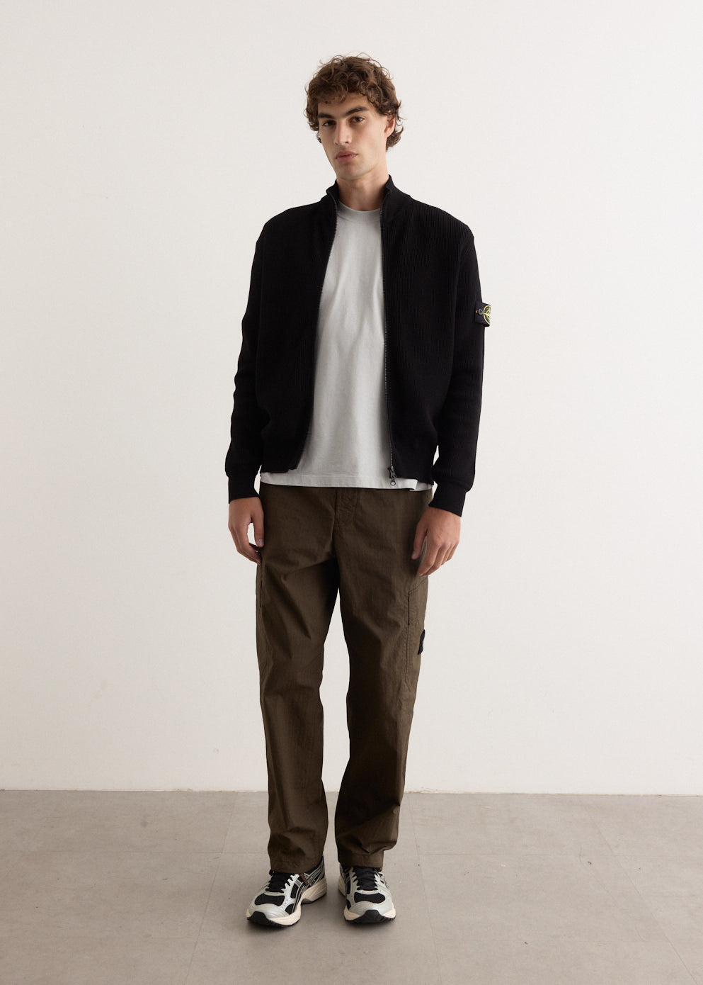 Organic Cotton Full Zip Cardigan