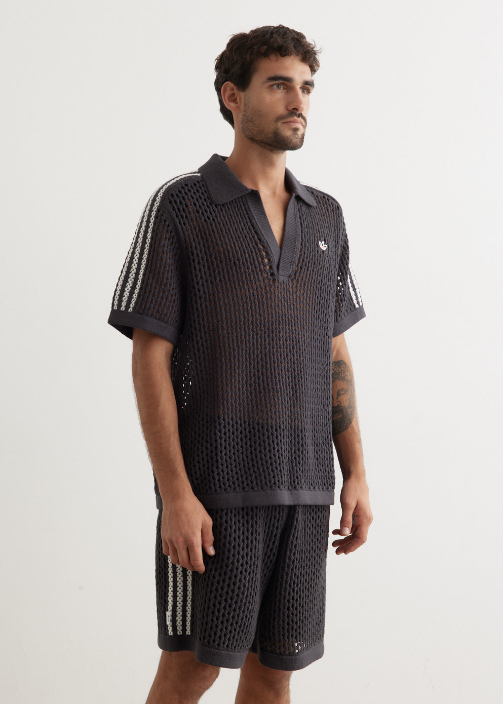 adidas Originals x CLOT By Edison Chen Unisex Crochet Polo