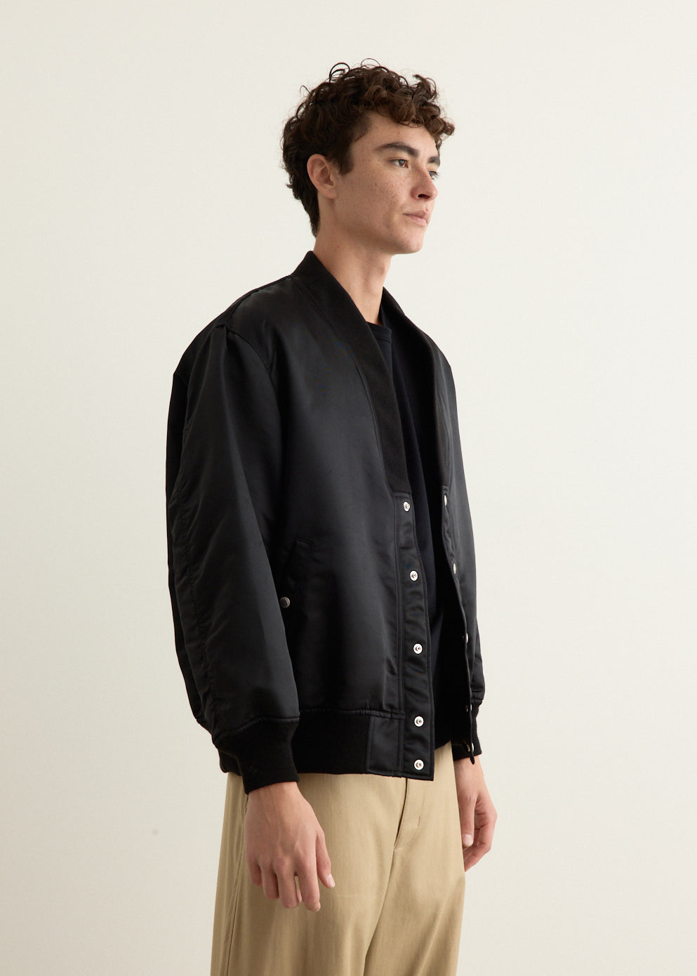 Cotton Nylon Double Twill Bomber