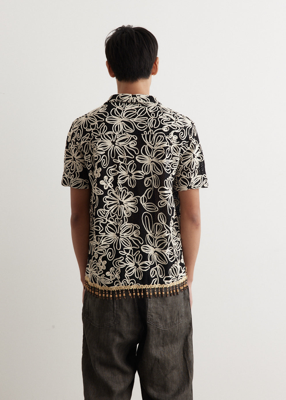 Flower Jacquard Shirt
