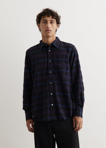 Algot Relaxed Textured Check Shirt