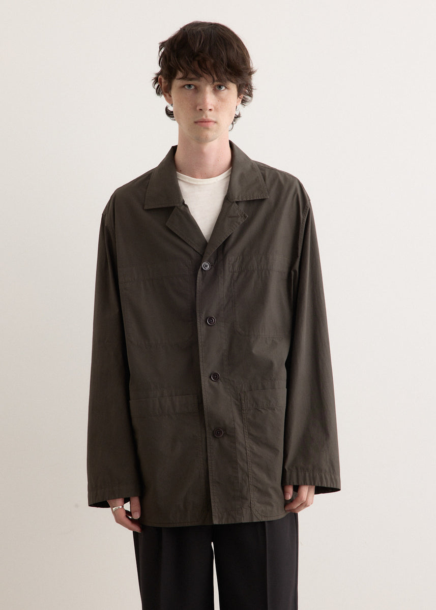 ジャケット・アウター LEMAIRE 21AW REVERSIBLE V-NECK LINER Lemaire Black V-neck Jacket Lemaire