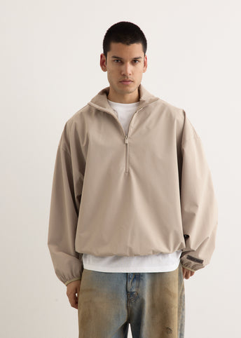 Sporty Nylon Half Zip