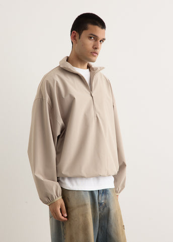 Sporty Nylon Half Zip