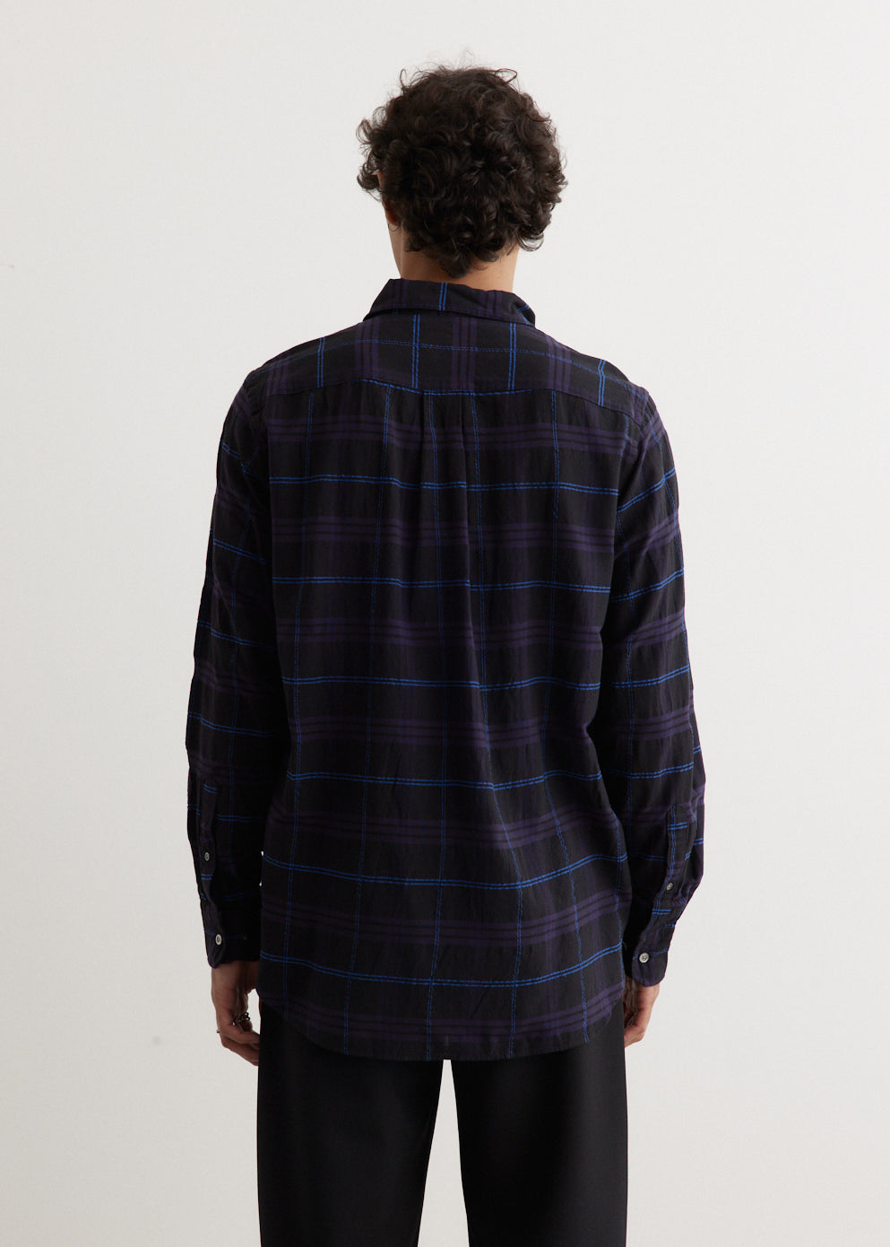 Algot Relaxed Textured Check Shirt