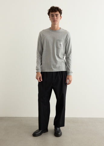 Garment Print Long-Sleeve T-Shirt