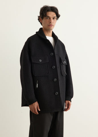 Long Wool Shaggy Jacket