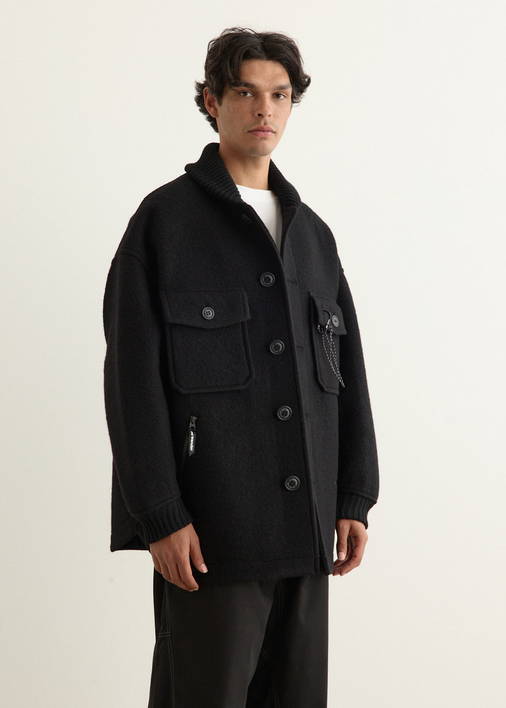 Long Wool Shaggy Jacket