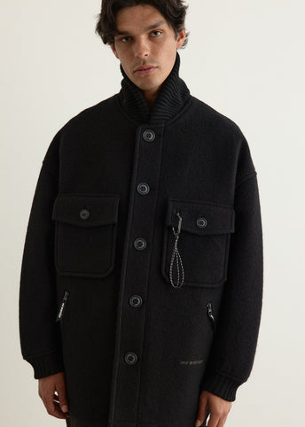Long Wool Shaggy Jacket