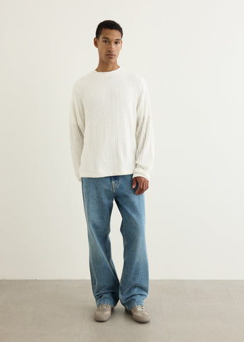 Pointelle Knit Sweater