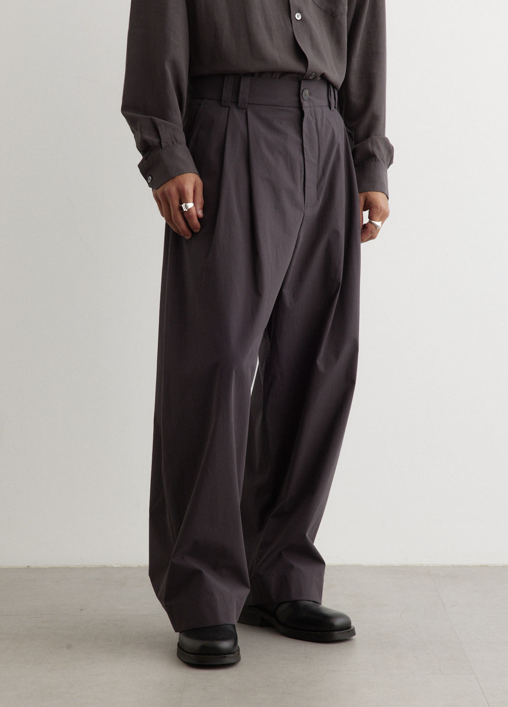 Yale Double Pleat Volume Pants