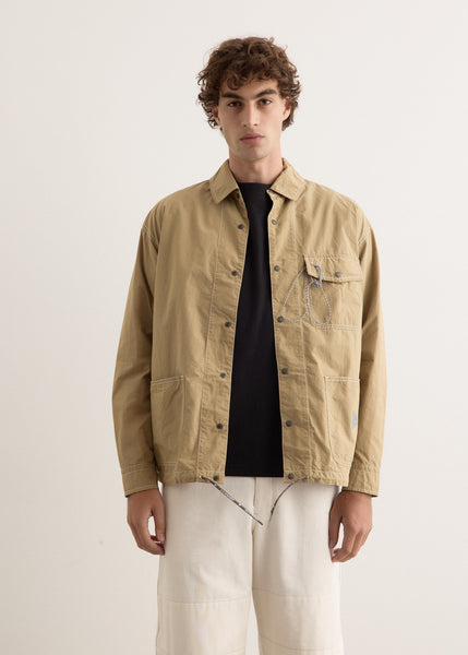 and wander Cordura Cotton Rip Shirt Jacket Black – LESS 17