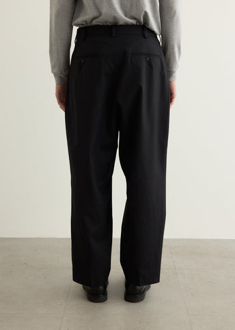 Herringbone Pleat Pants