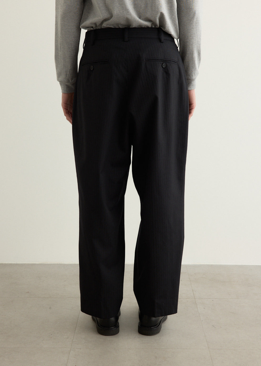 Herringbone Pleat Pants