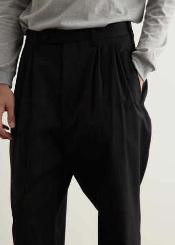 Herringbone Pleat Pants