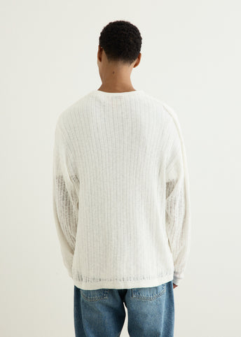 Pointelle Knit Sweater