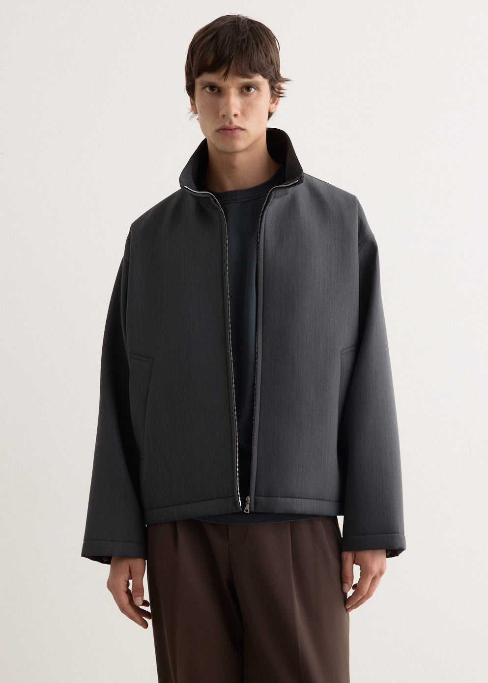 Auralee - Sponge Wool Twill Zip Blouson - Jacket MEN